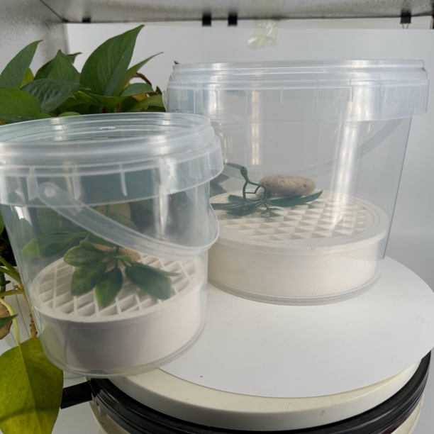 DIY发色盒透明奶茶桶自制饲养盒育苗神器病龟治疗盒奶茶桶养龟苗