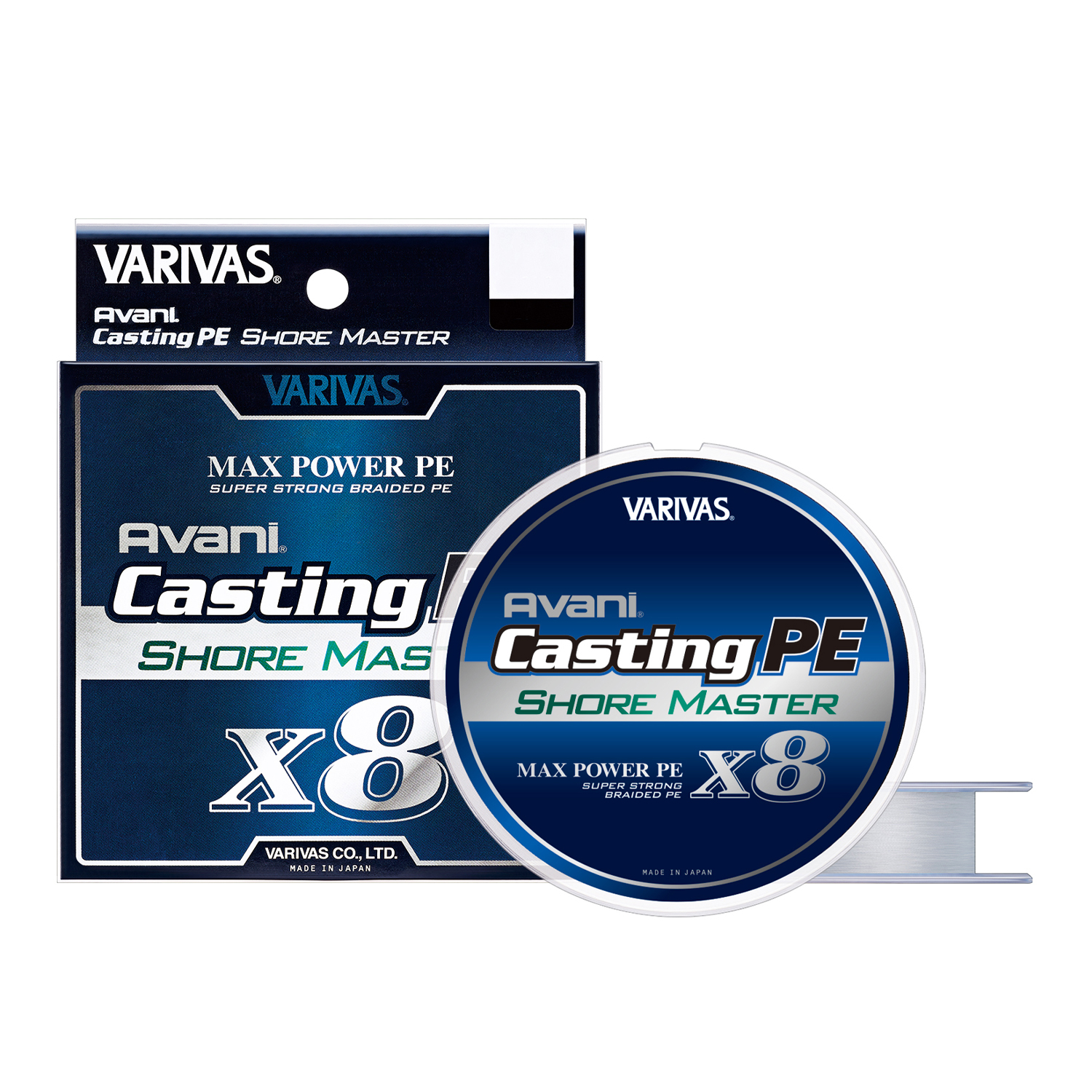 Varivas @瓦里瓦斯铸造PE最大功率X8 白色pe线 超强耐磨