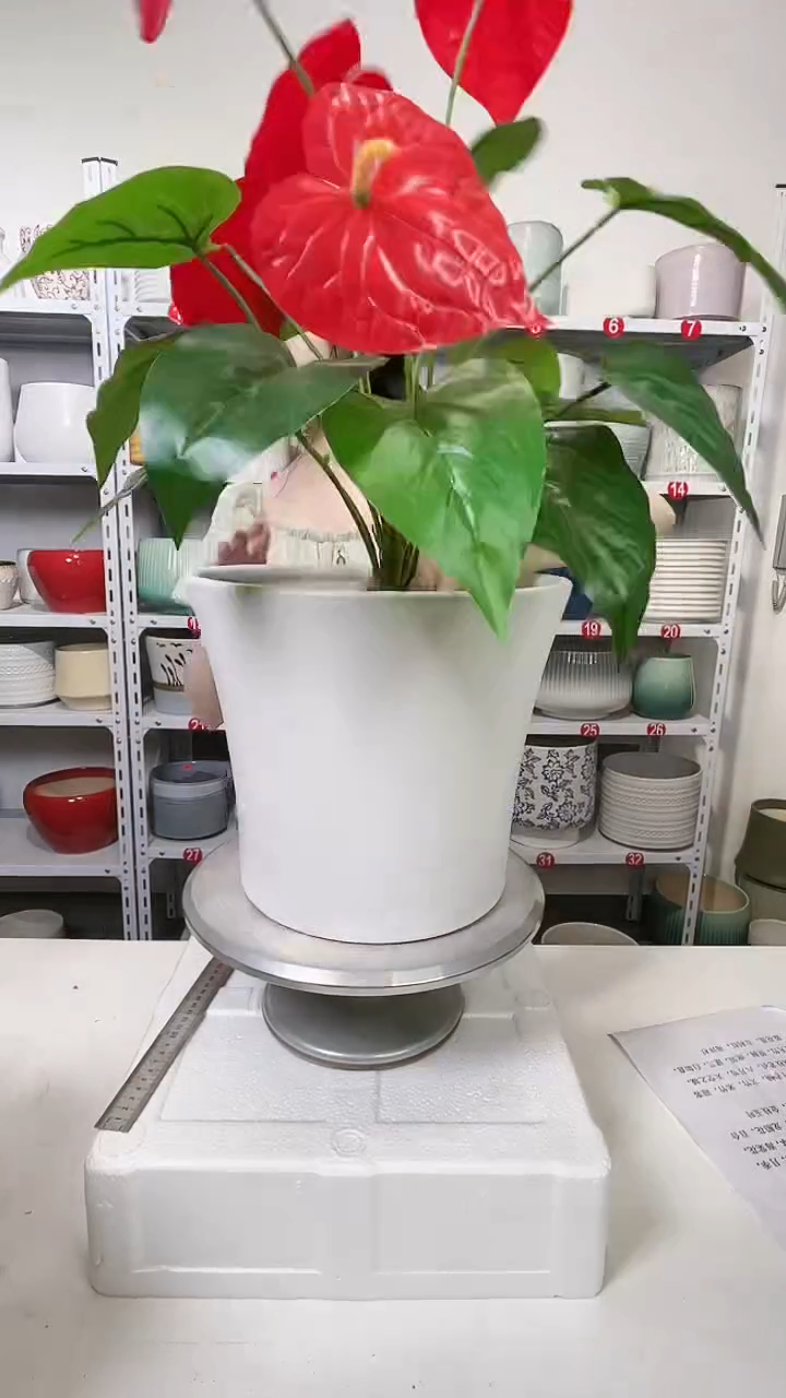 【闪购商品】陶瓷纯白小蛮腰大号30*26