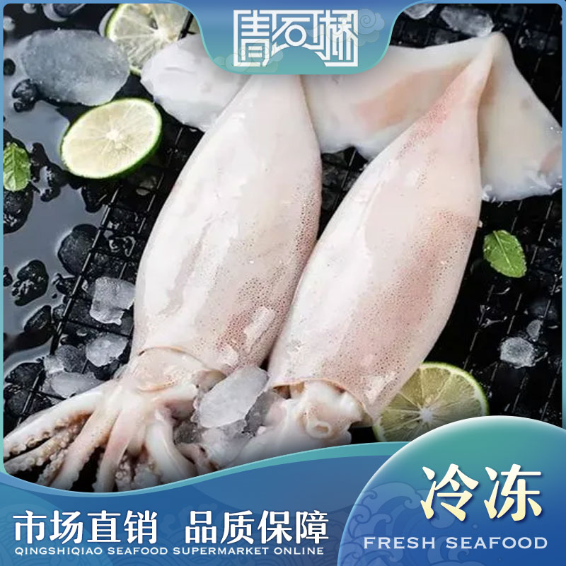 冰鲜鱿鱼 约500g1只
