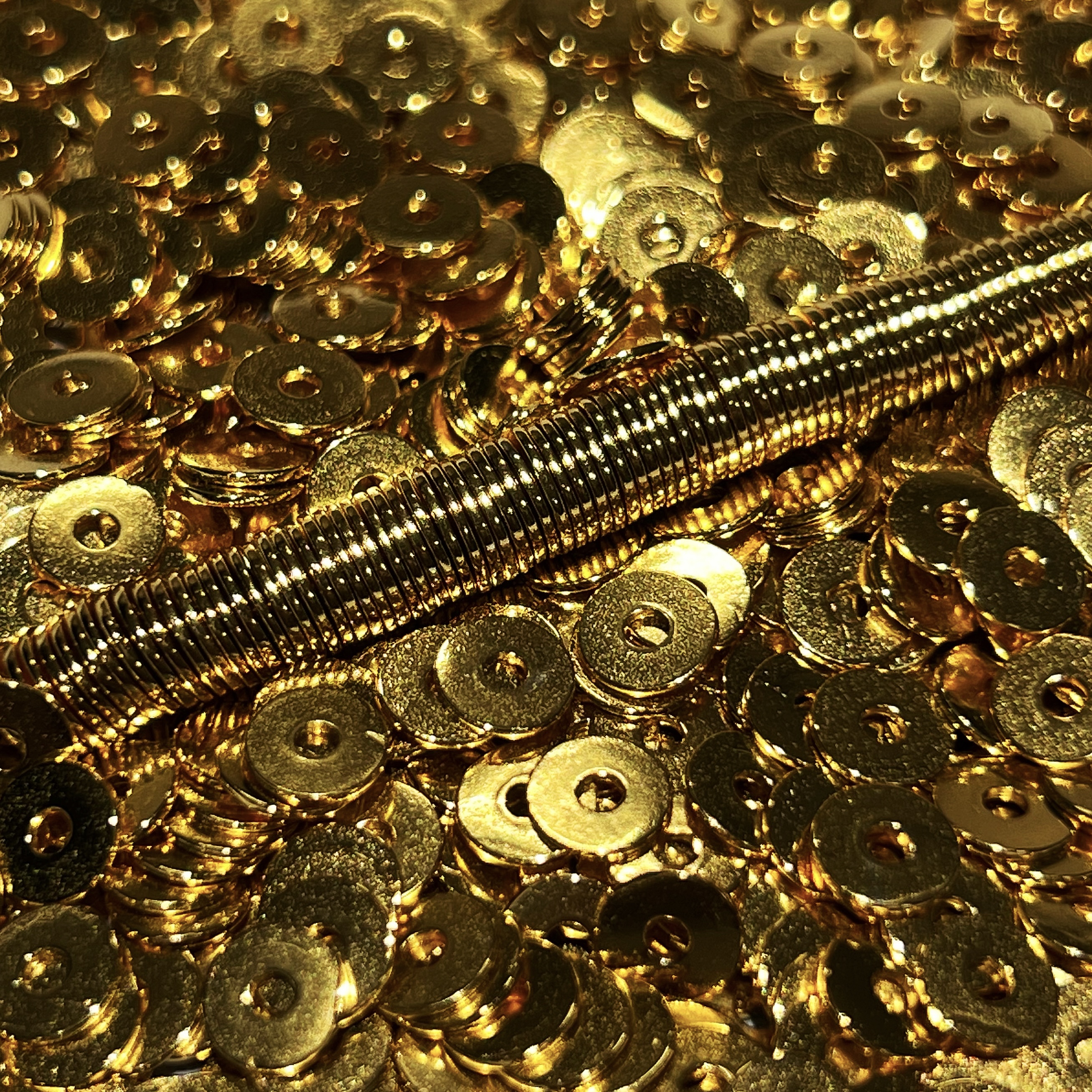 「鎏金系列·铜合金隔片」20片高端文玩配饰需搭配PP隔片