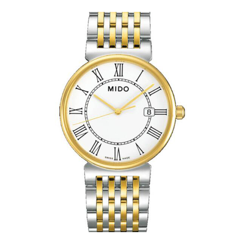 全新未使用 Mido/美度 都瑞系列石英腕表/M1130.9.26.1百搭