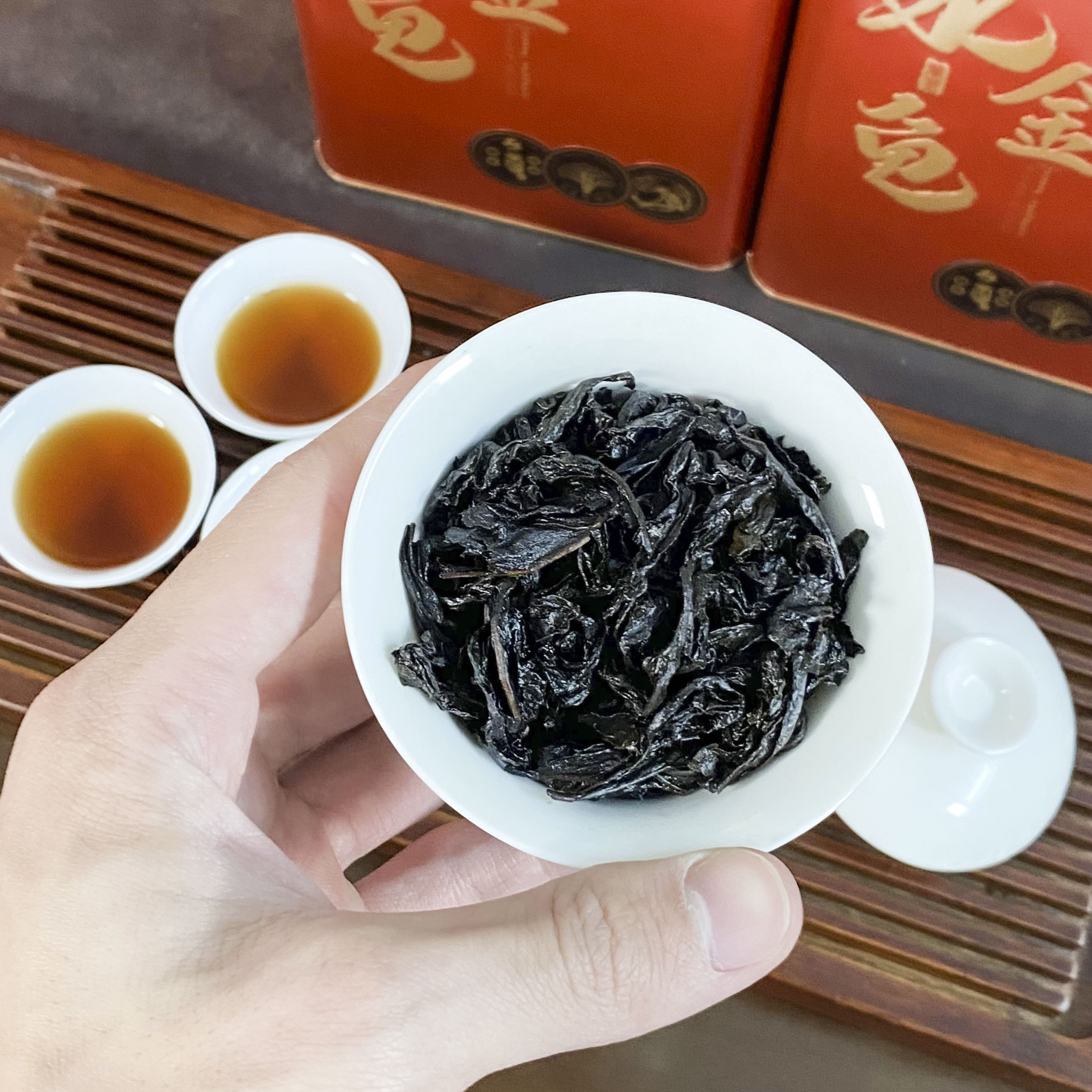 大红袍乌龙茶岩茶醇香型 水金龟 500g 袋装礼盒装