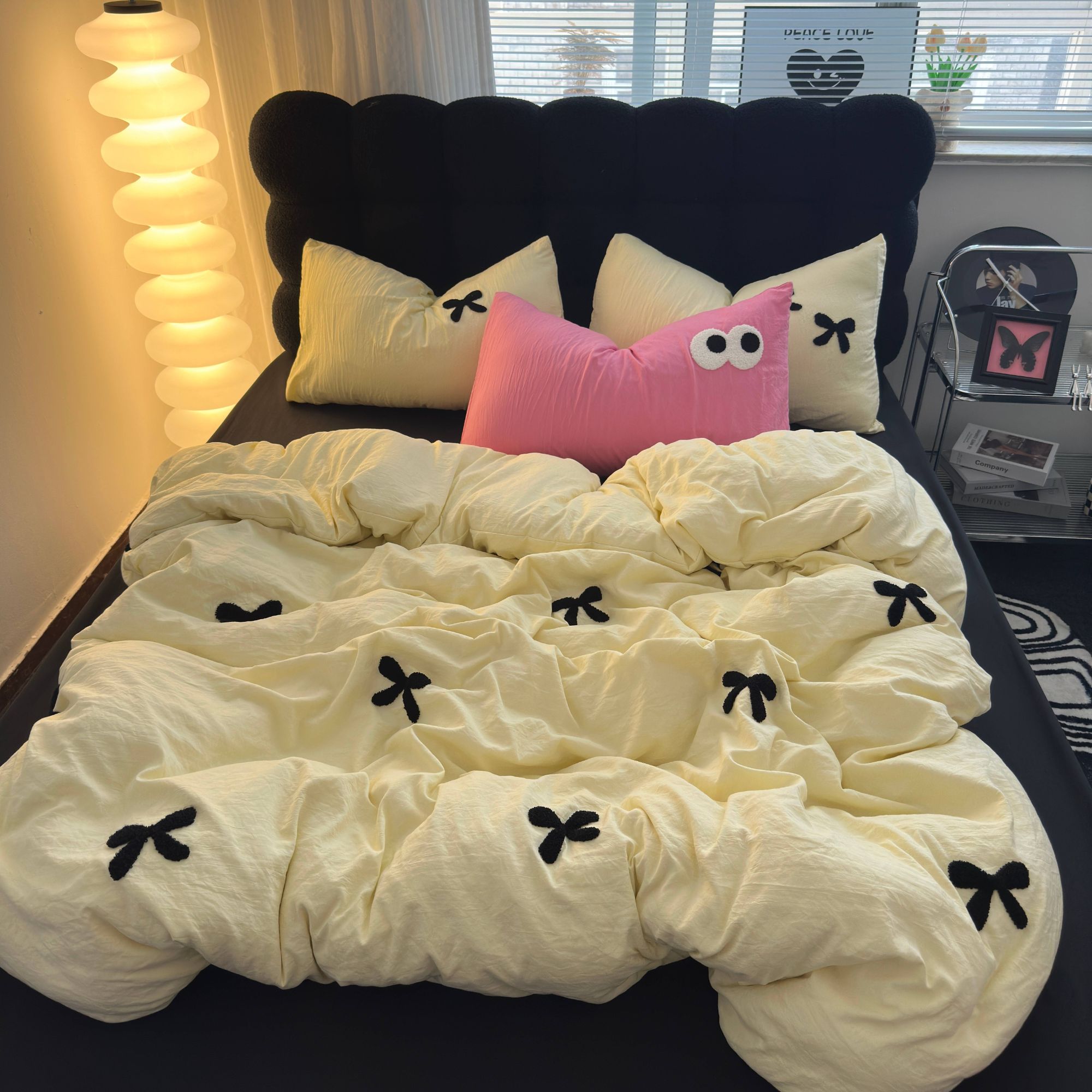 新款-超柔软ins风毛巾绣婴儿可以啃咬四件套学生宿舍三件套四季款