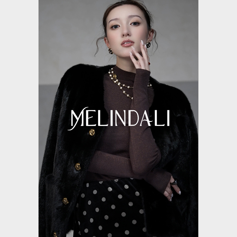 Melinda Li【无人区玫瑰】黑标嵿奢宝嘉美黑色原色小母貂水貂皮草