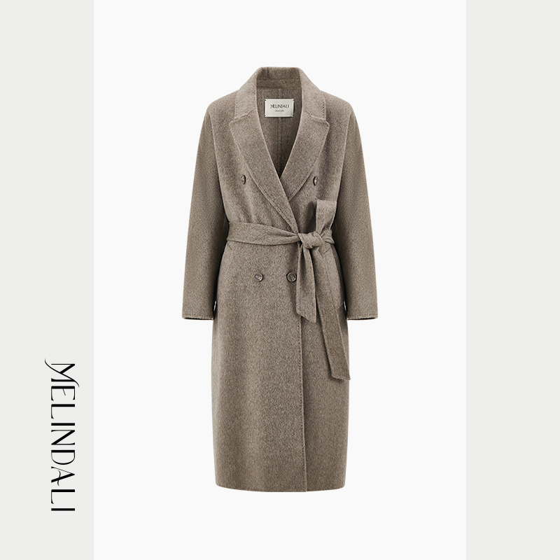 Melinda Li口碑力荐 重磅纯绵羊毛肌理感大衣