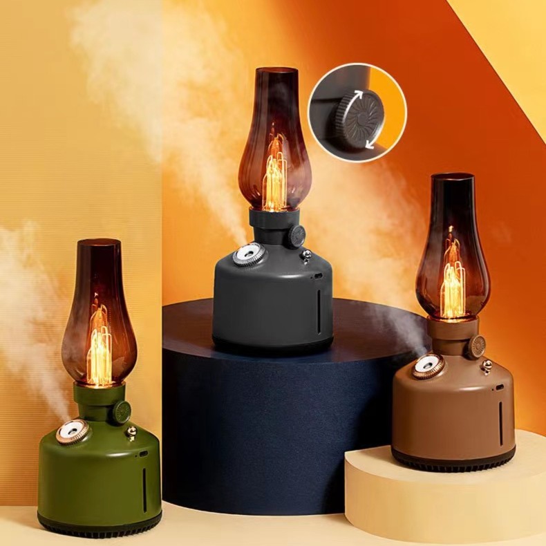 桌面复古灯款式加湿器新款加湿器/颜色随机发
