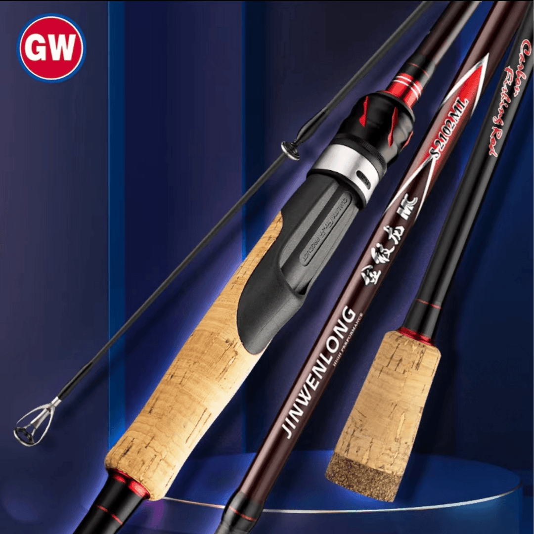 光威金纹龙路亚竿单竿 ML调直柄单杆泛用路亚翘嘴钓竿抛竿钓鱼杆