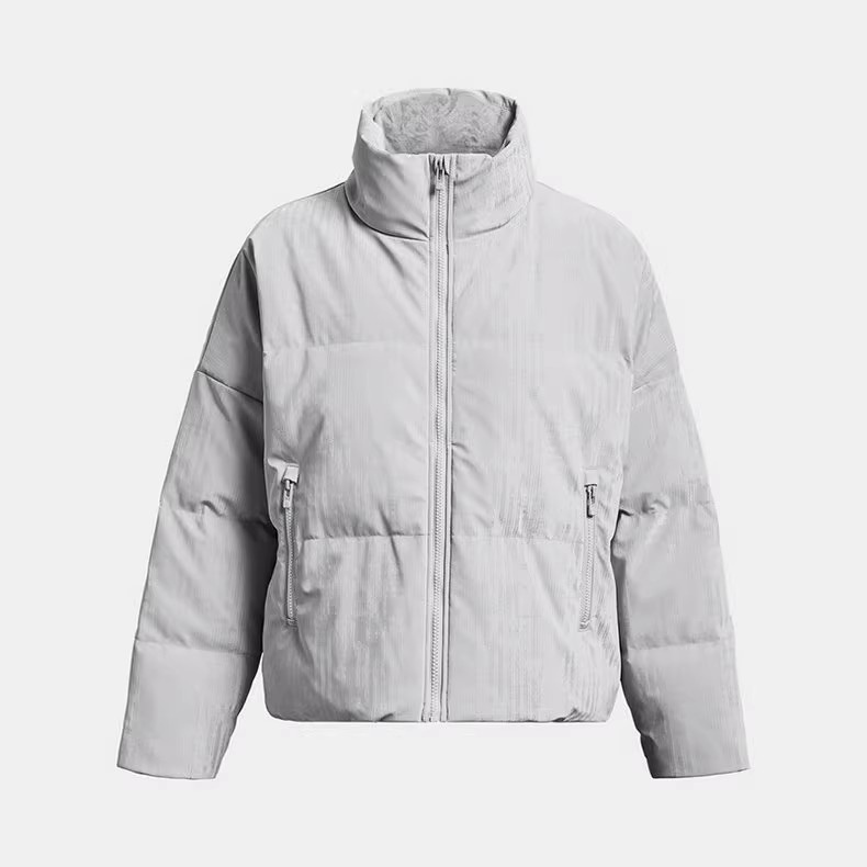 UA安德玛女冬季户外保暖休闲潮流立领防风训练健身羽绒服1378859