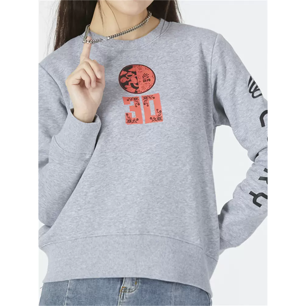 安德玛库里Curry 30×芝麻街联名女篮球卫衣1369637-
