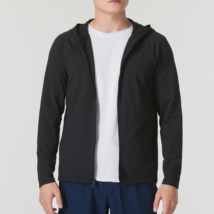 安德玛 男训练运动外套Meridian拉链连帽外套1374495