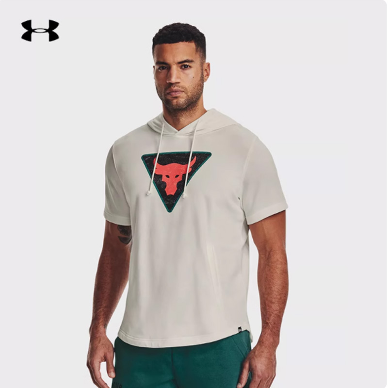 UA安德玛Project Rock强森男短袖春夏运动T恤1378019