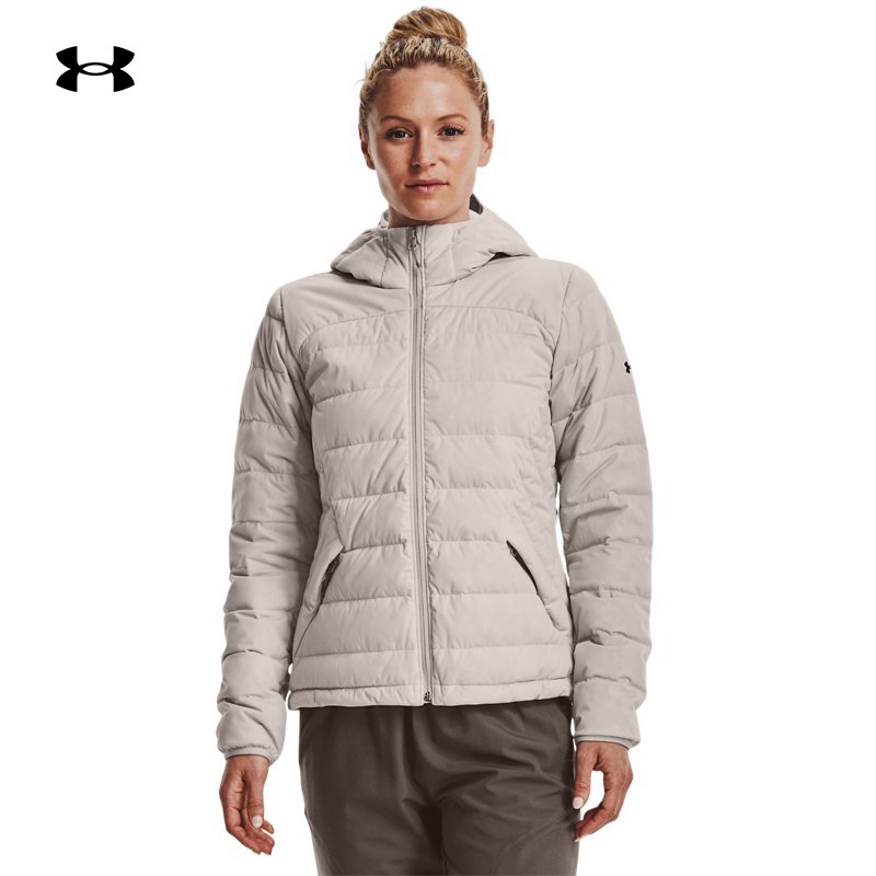 安德玛 女子舒适训练运动健身防风保暖羽绒服1355833