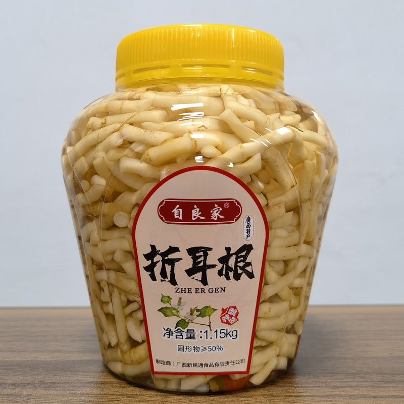 酸辣折耳根鱼腥草腌制酱菜广西特产凉拌菜