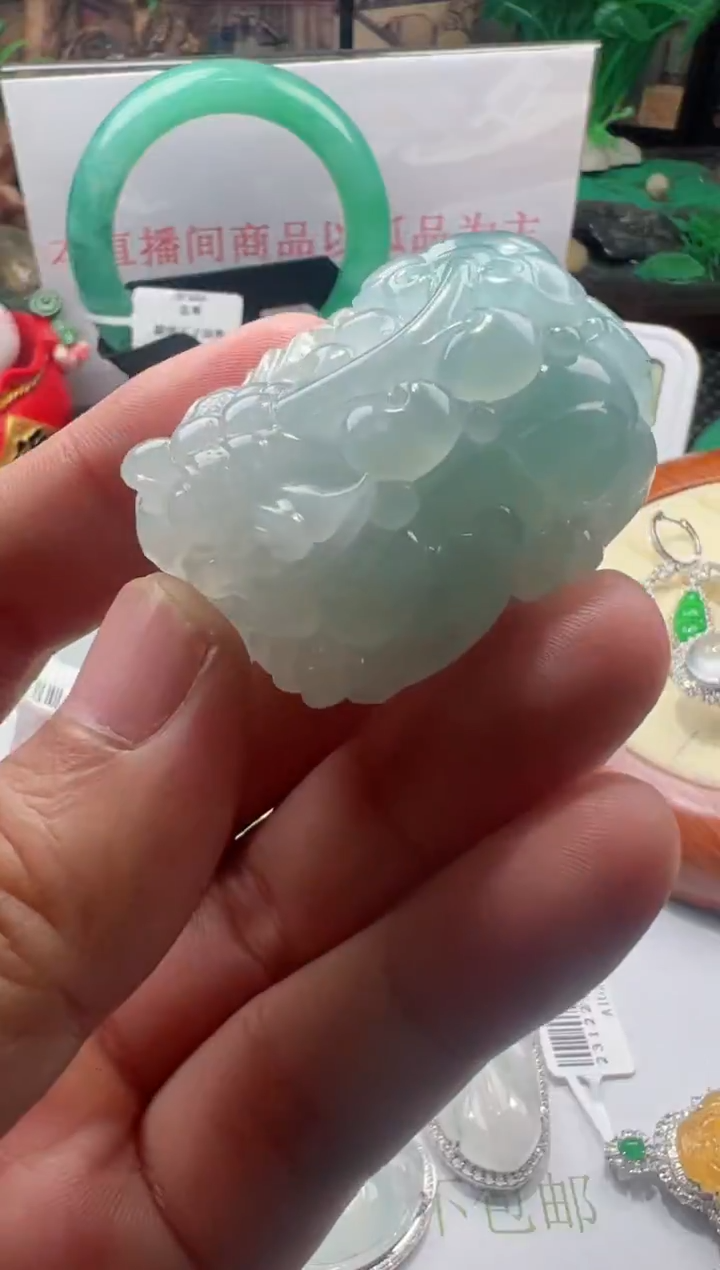 【闪购商品】翡翠摆件未镶嵌回流商品不退不换