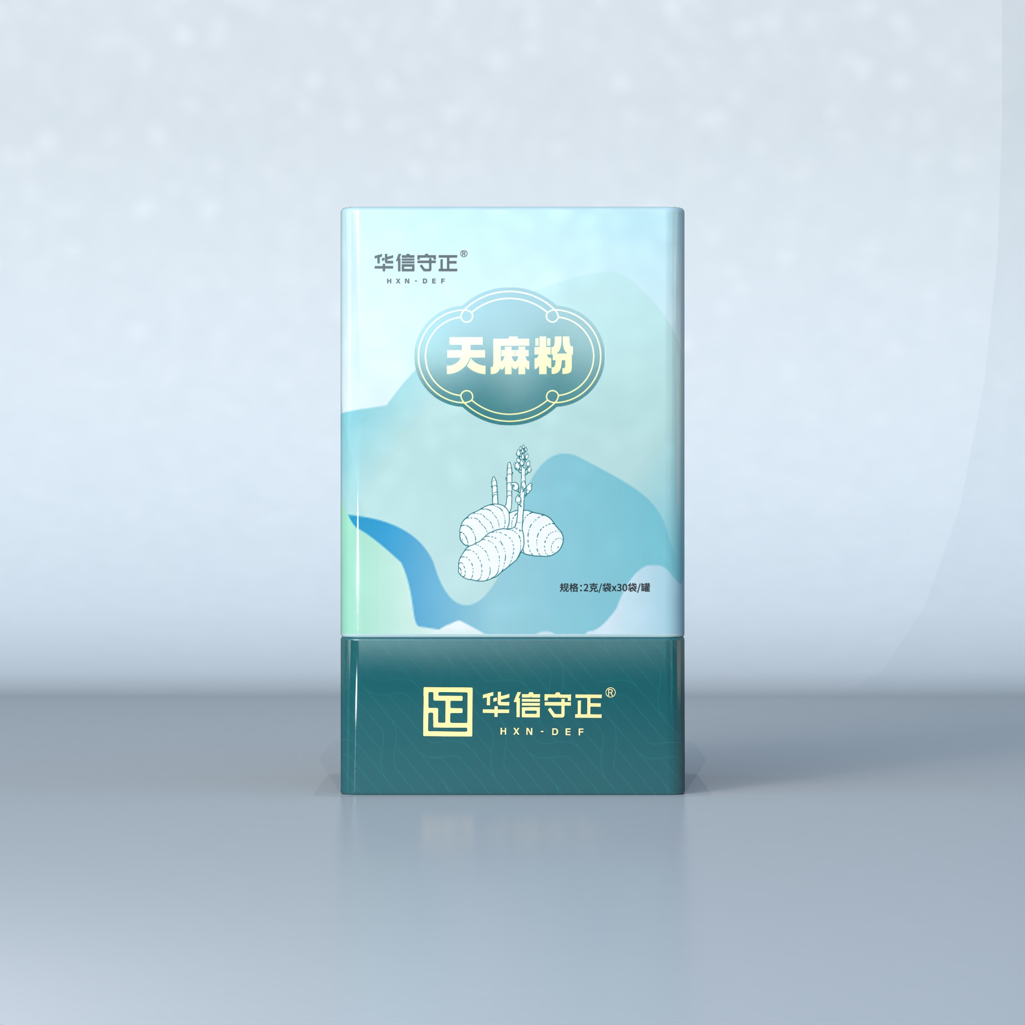  华信守正彩罐天麻粉 2g/袋*30袋/罐