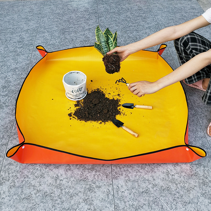 园艺地垫换土垫多肉工具植物换翻盆拌土垫子防水家用阳台园艺垫