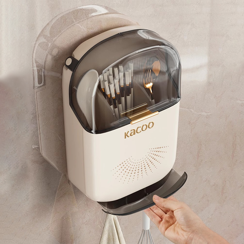 西邮哥【新疆包邮】筷子收纳盒厨房筷子筒置物架墙上壁挂家用沥水筒