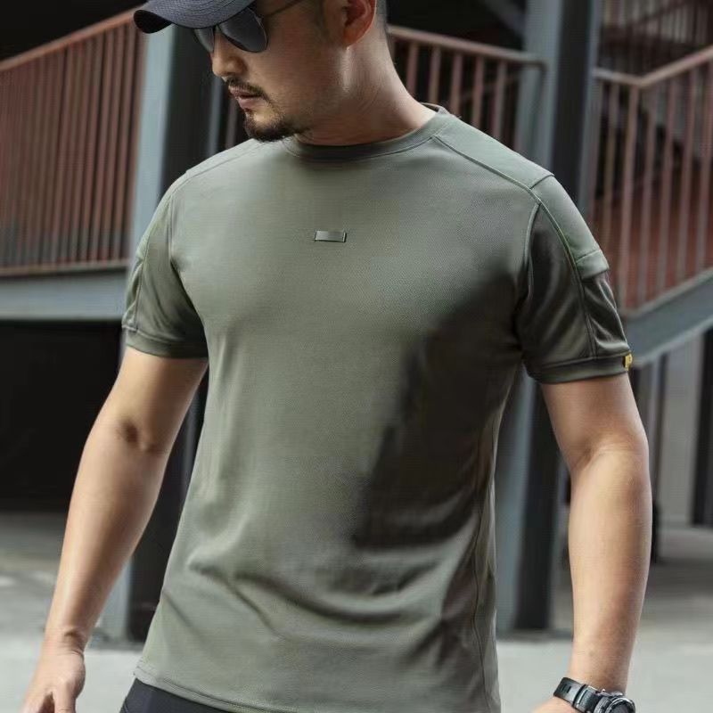 夏季速干圆领T恤短袖男女同款战术作训作战T恤