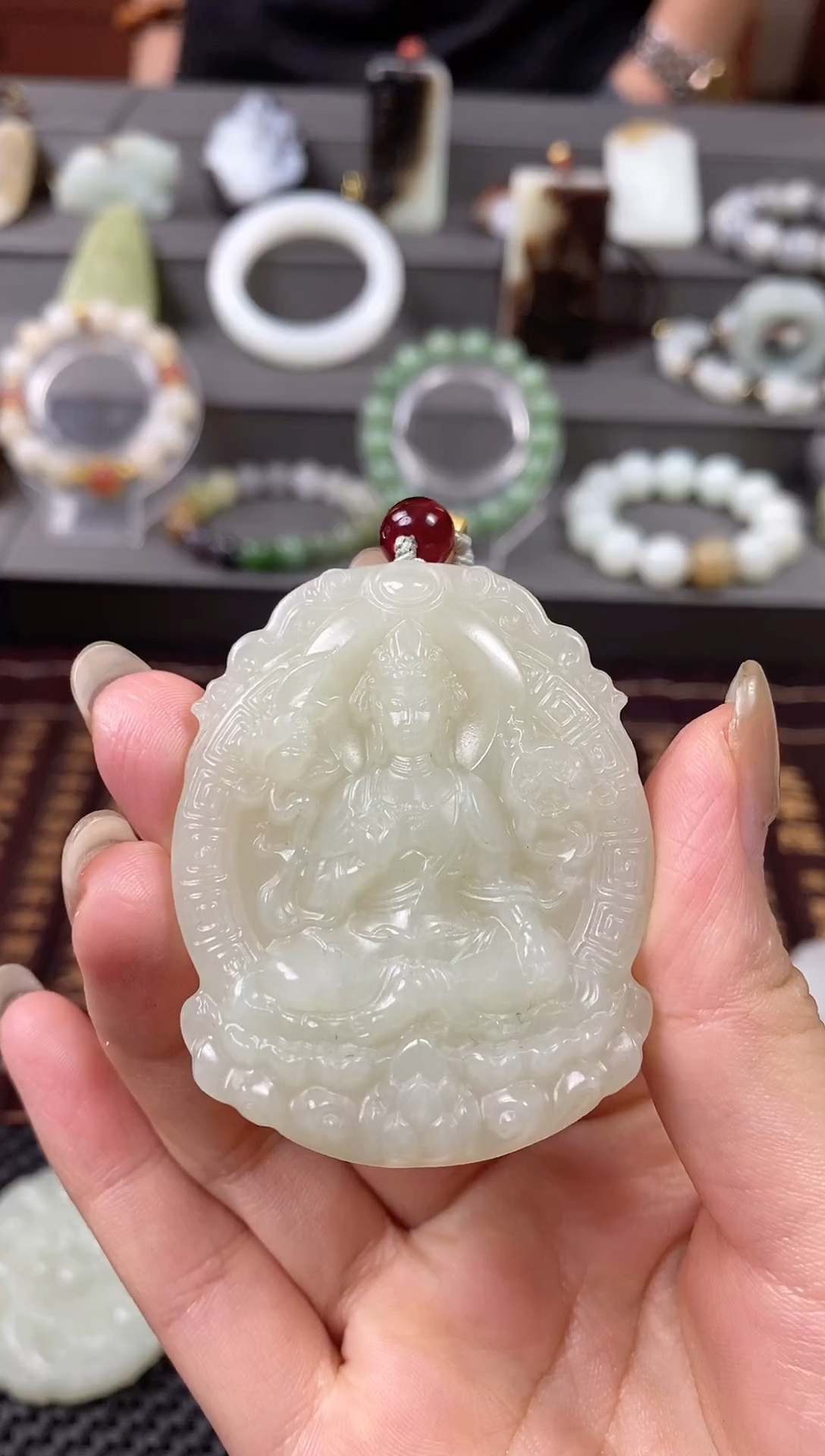 【闪购商品】和田玉挂件未镶嵌观音