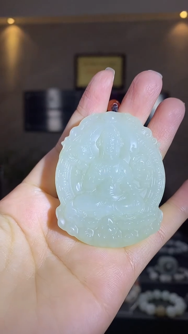 【闪购商品】和田玉挂件未镶嵌观音
