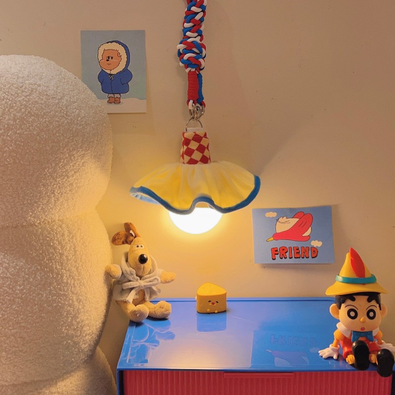 复古小夜灯学生宿舍悬挂灯儿童生日礼物女生专用卧室多巴胺床头灯