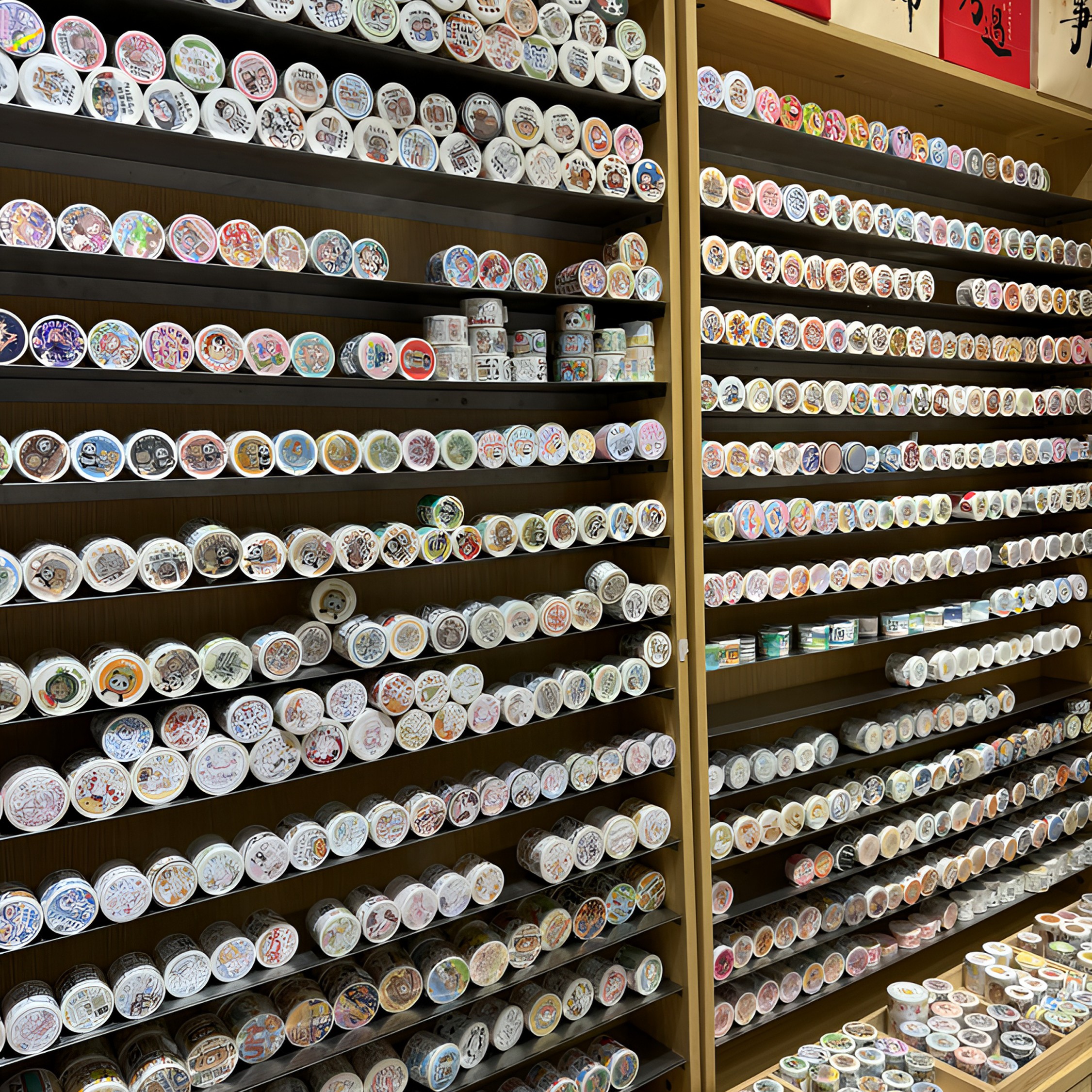 连麦自选开框可爱风手帐胶带手帐便签自选包邮【新疆西藏不包邮】