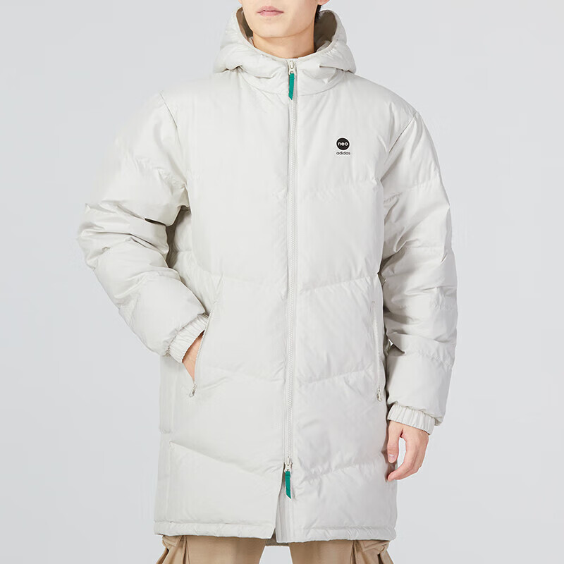 【陈湘湘】Adidas阿迪达斯2023冬季男女三条杠保暖运动羽绒服HN4788