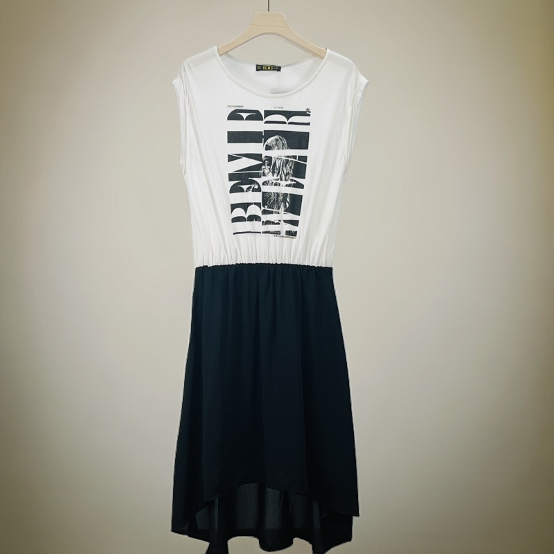 女针织长款潮流百搭连衣裙宽松连衣裙女装显瘦B6II5584-霞姐