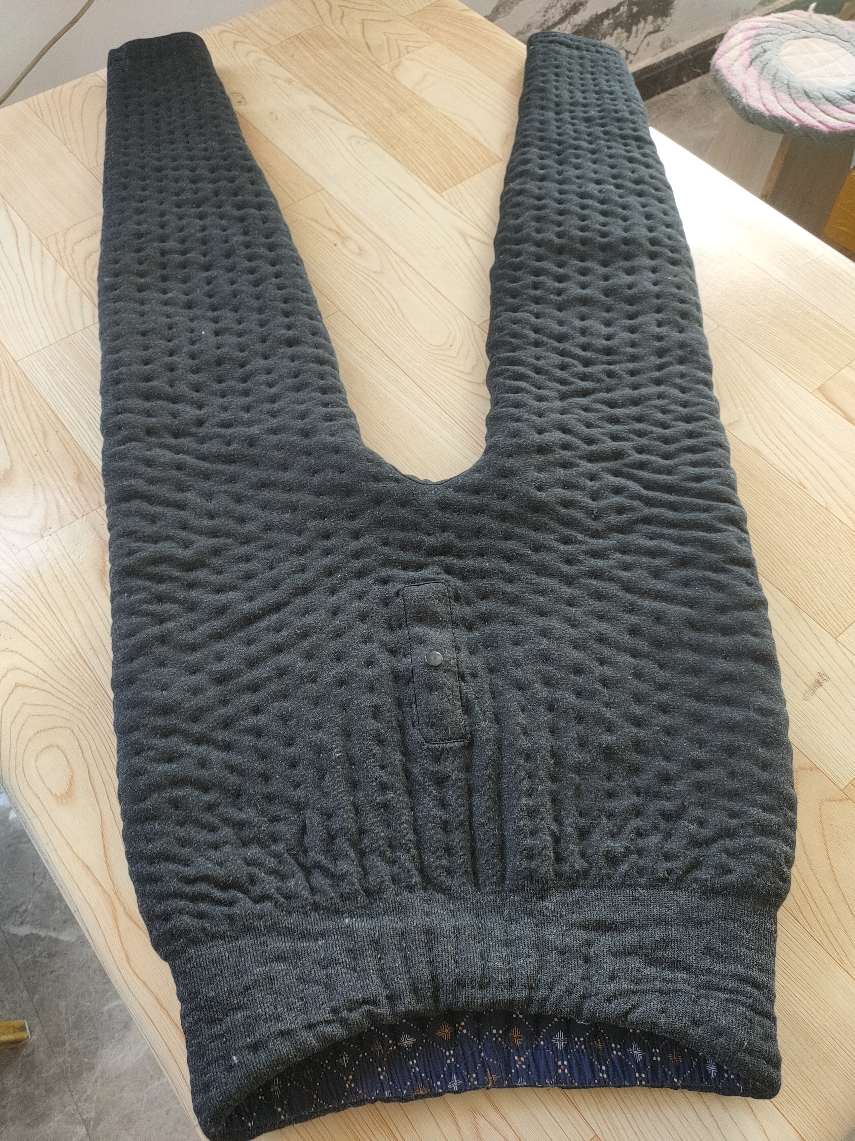 高腰高弹修身美体棉裤