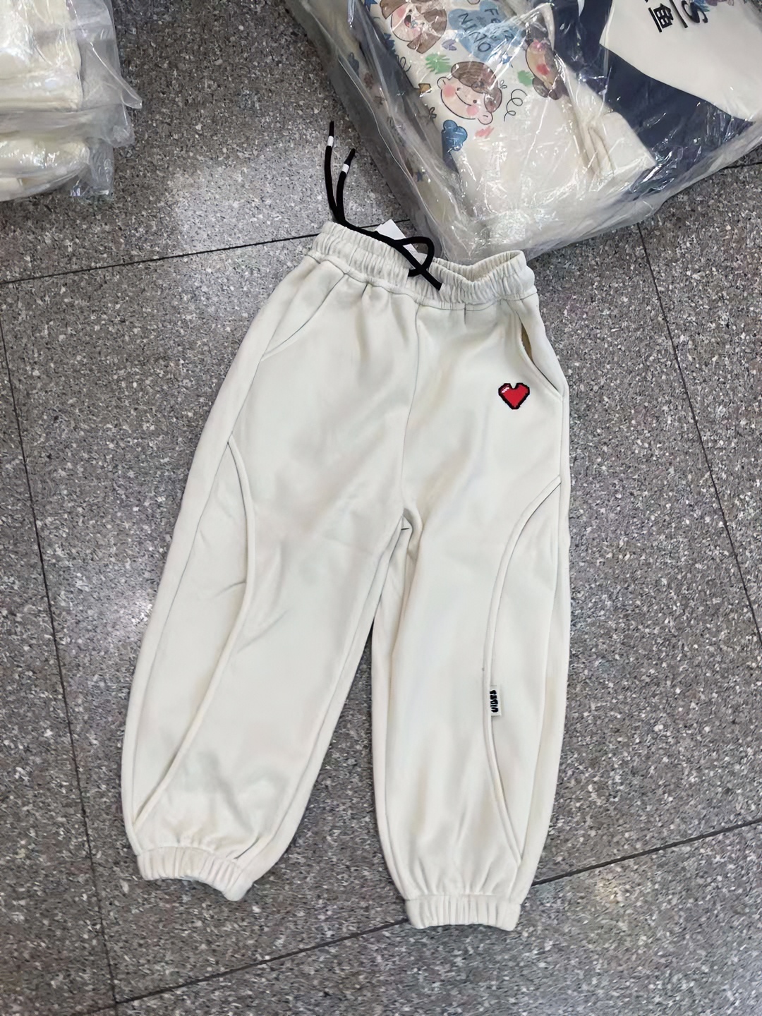 《昊妈家》洋气百搭韩版潮流 加绒裤子58176