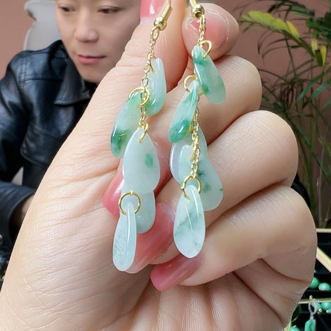 【闪购商品】翡翠耳饰未镶嵌