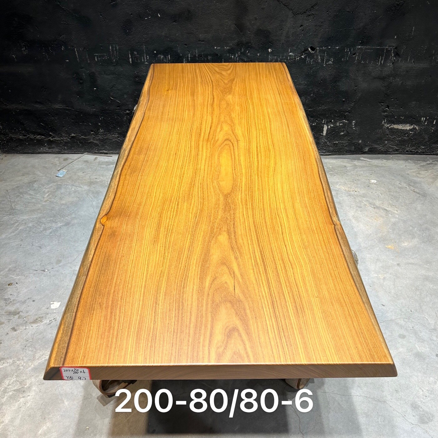 非洲柚木大板桌尺寸：200-80-6