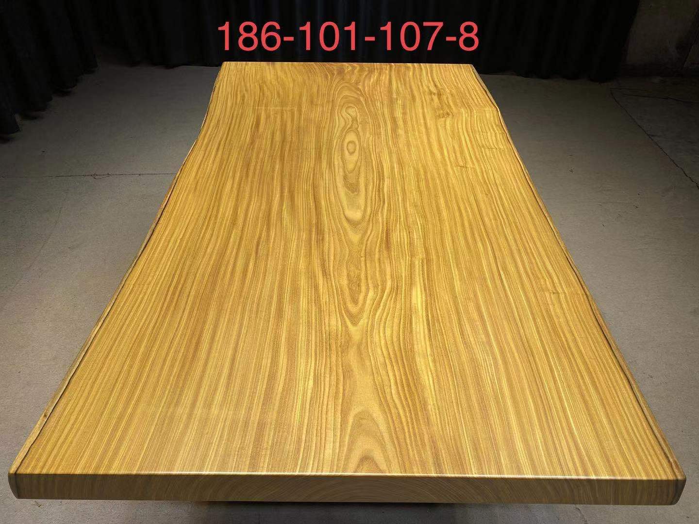 柚木大板桌尺寸：186-101/107-8