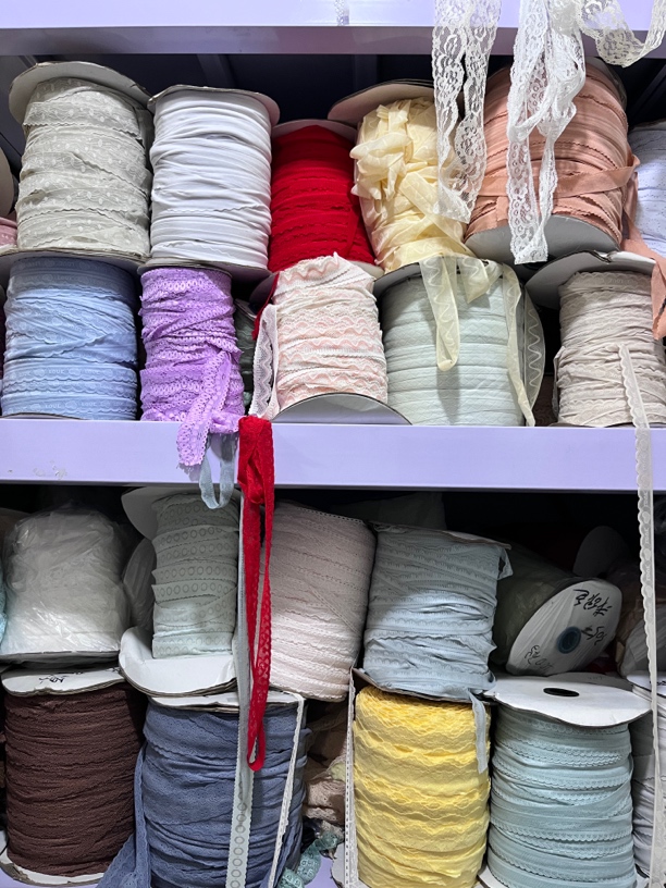 蕾丝花边松紧带缝纫线直播转拍20包邮