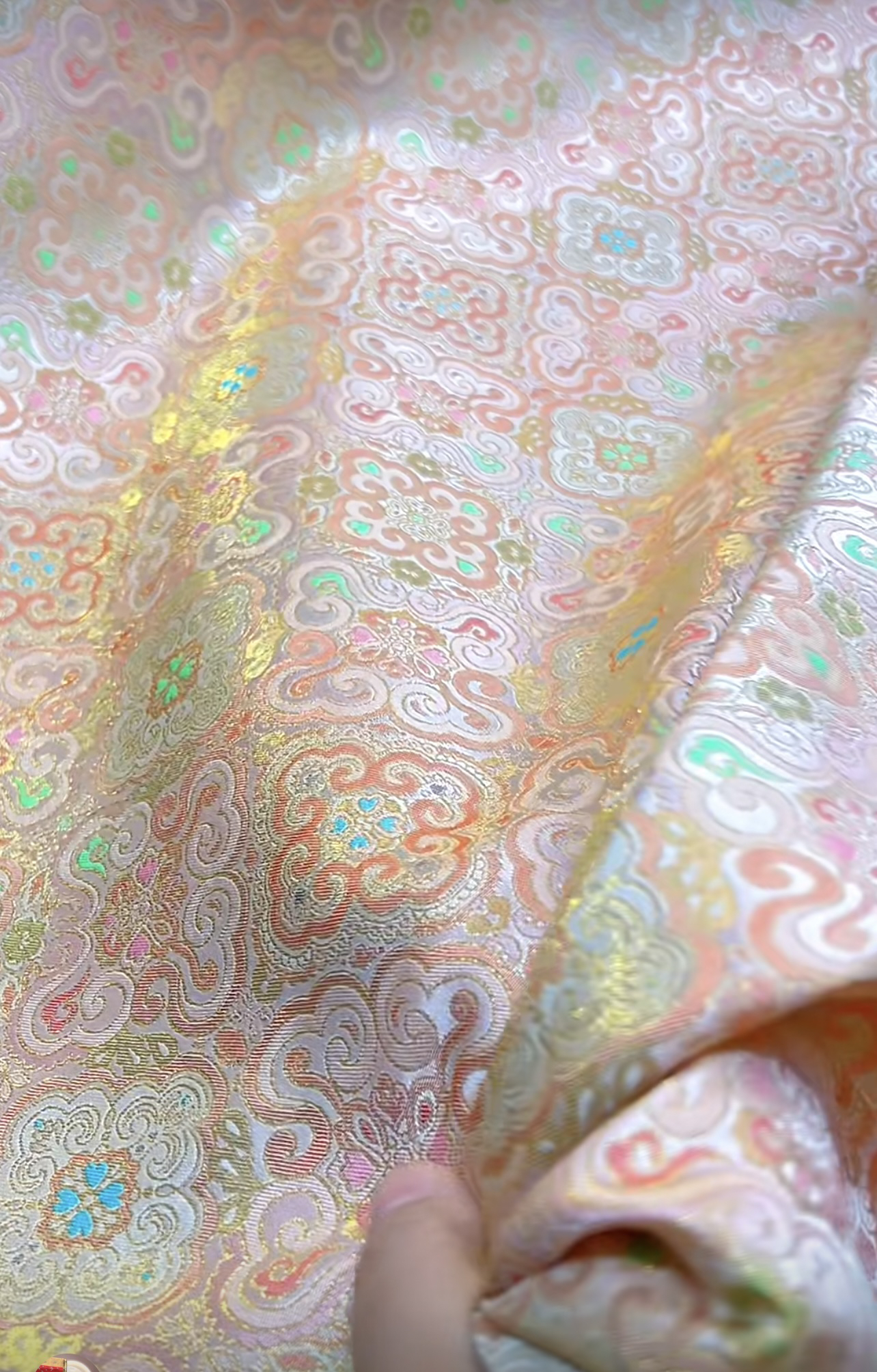 大定胜 招财进宝 织金老宋锦 140门幅 40姆米 0.5米价格