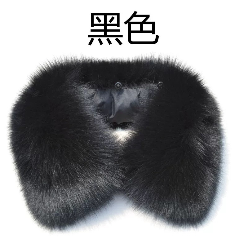 毛边套组～狐狸毛三件套两袖口一个毛领