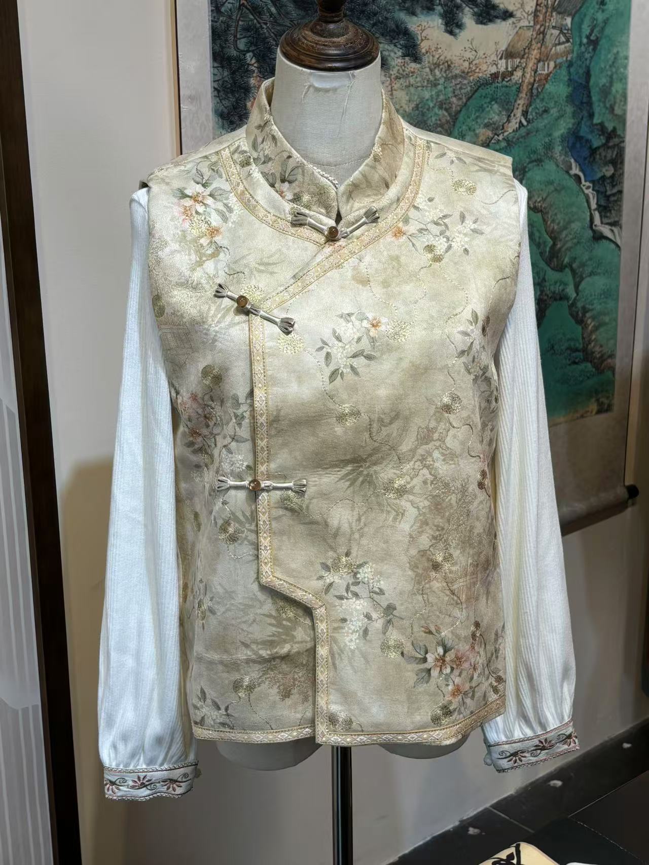 S124-新中式马甲秋冬百搭款