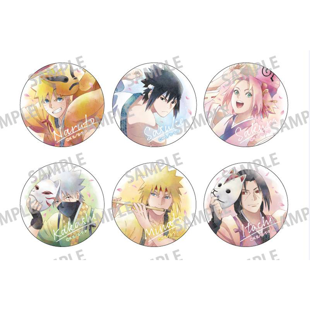 【火影忍者 水彩舞蹈】徽章 色纸 礼品收藏 盲抽（代拆）
