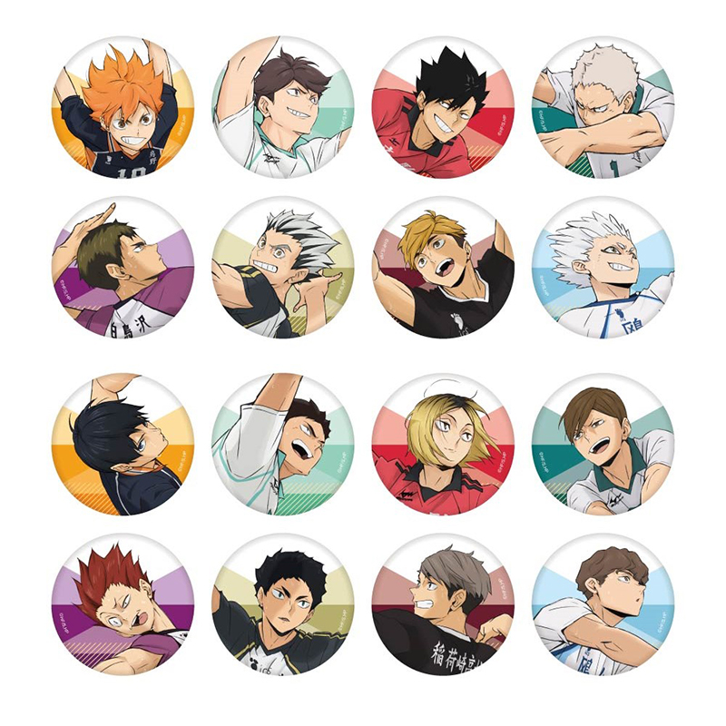 【排球少年 十周年】徽章 吧唧 礼品收藏（代拆）