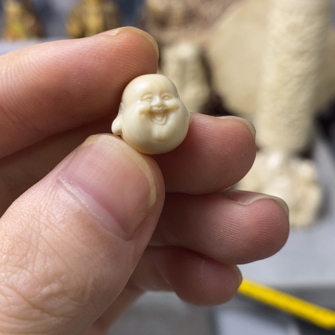 【闪购商品】天然保真猛犸牙根雕