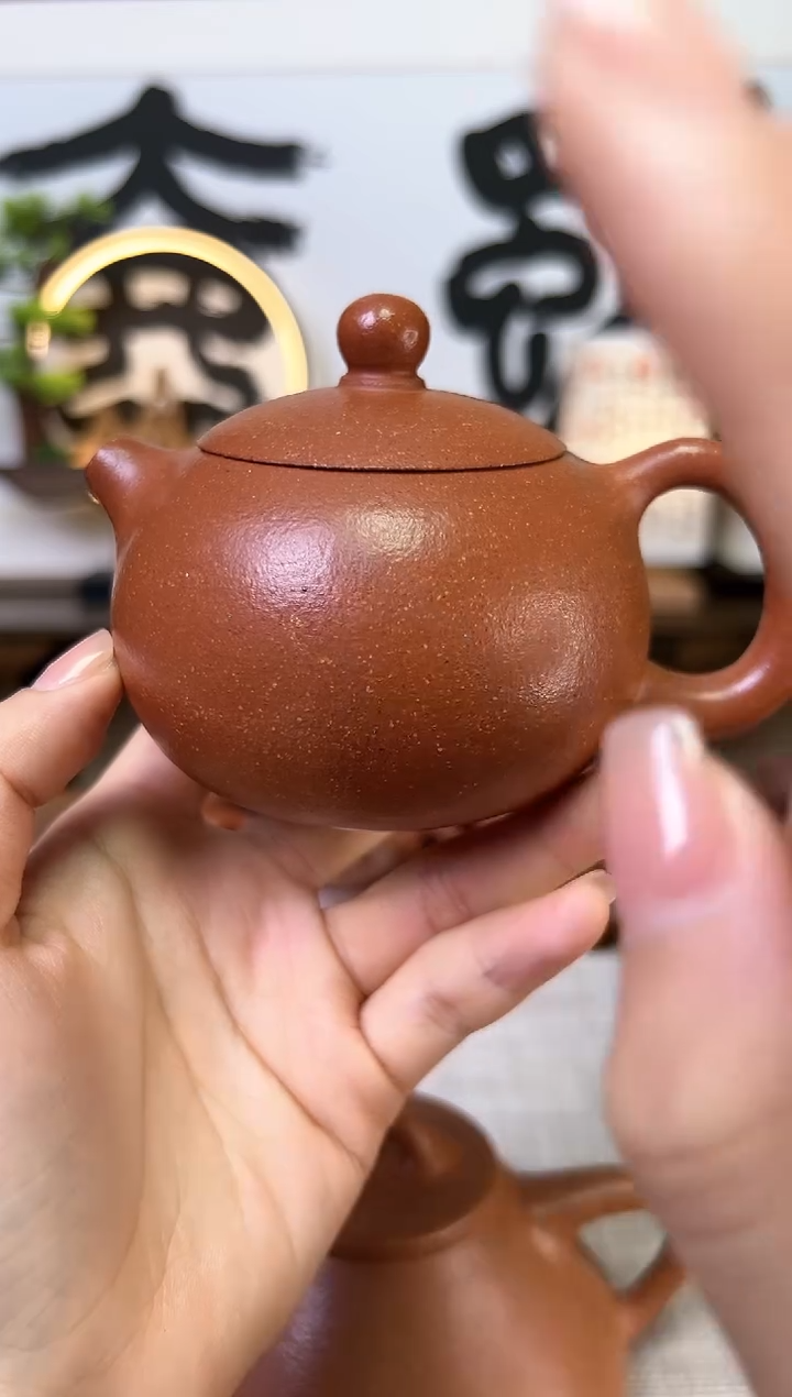 【闪购商品】段泥茶壶红降坡西施壶200CC