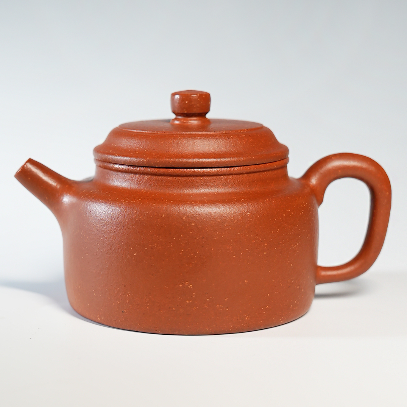 德钟壶 宜兴原矿 宝山精挑红降坡35目 220CC-甘来兵手工制作