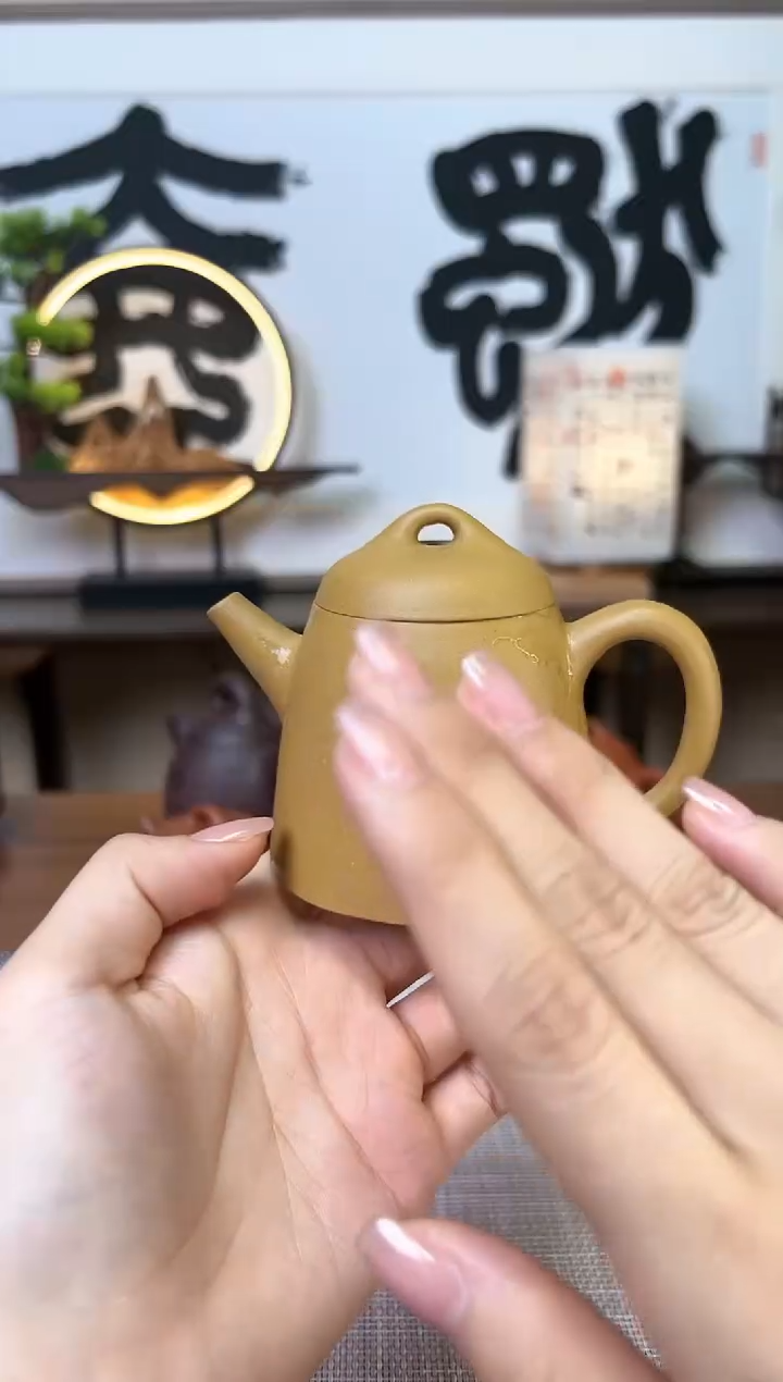 【闪购商品】段泥茶壶黄金段高秦权壶120CC