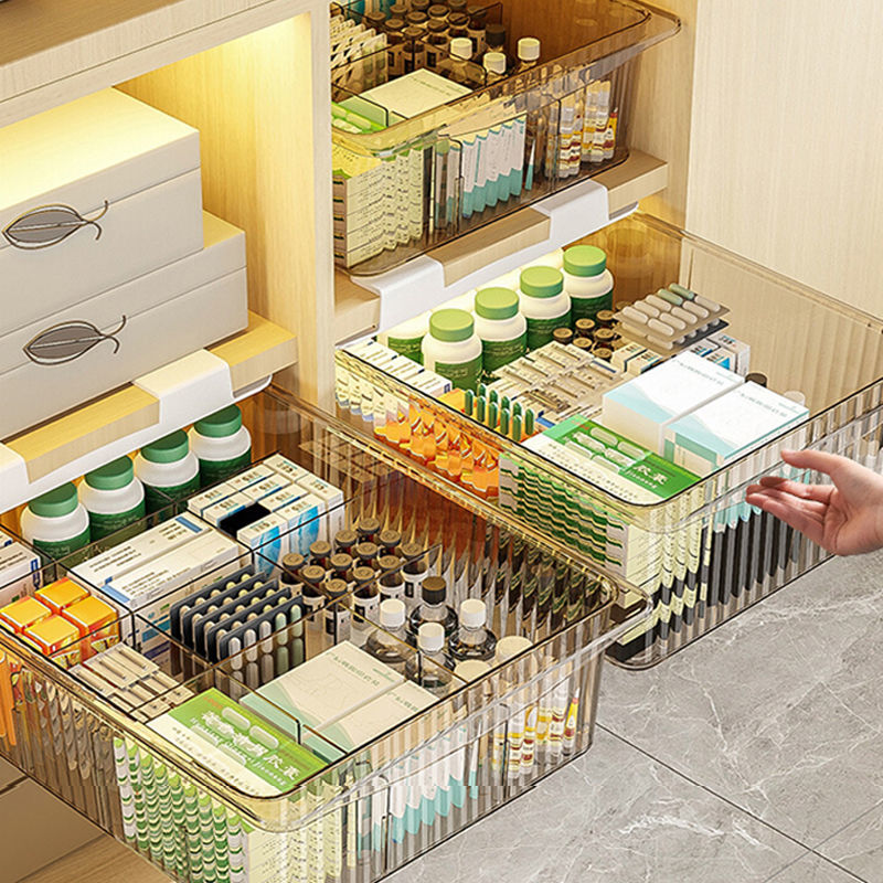 壁挂大号药箱家庭装大容量医药箱家用药品收纳箱抽屉特大分类药盒