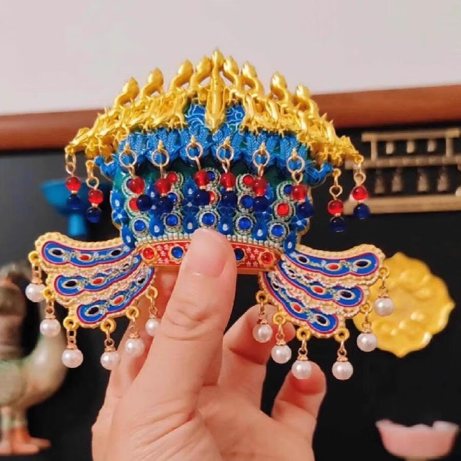 【现货单拍】国博正品九龙九凤凤冠冰箱贴