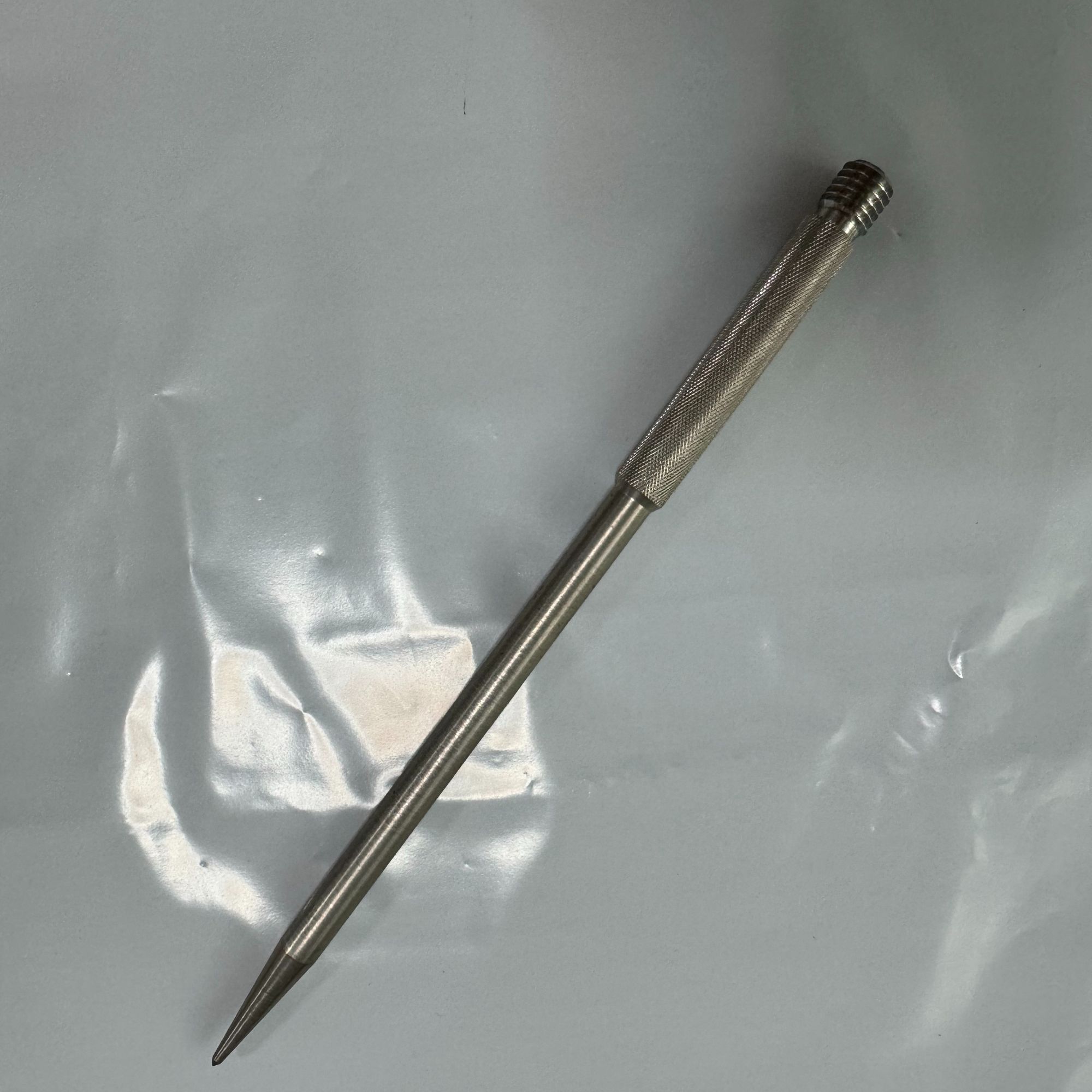 加长加粗不锈钢地插85克配重地插多品牌可配10毫米螺纹10转8接头