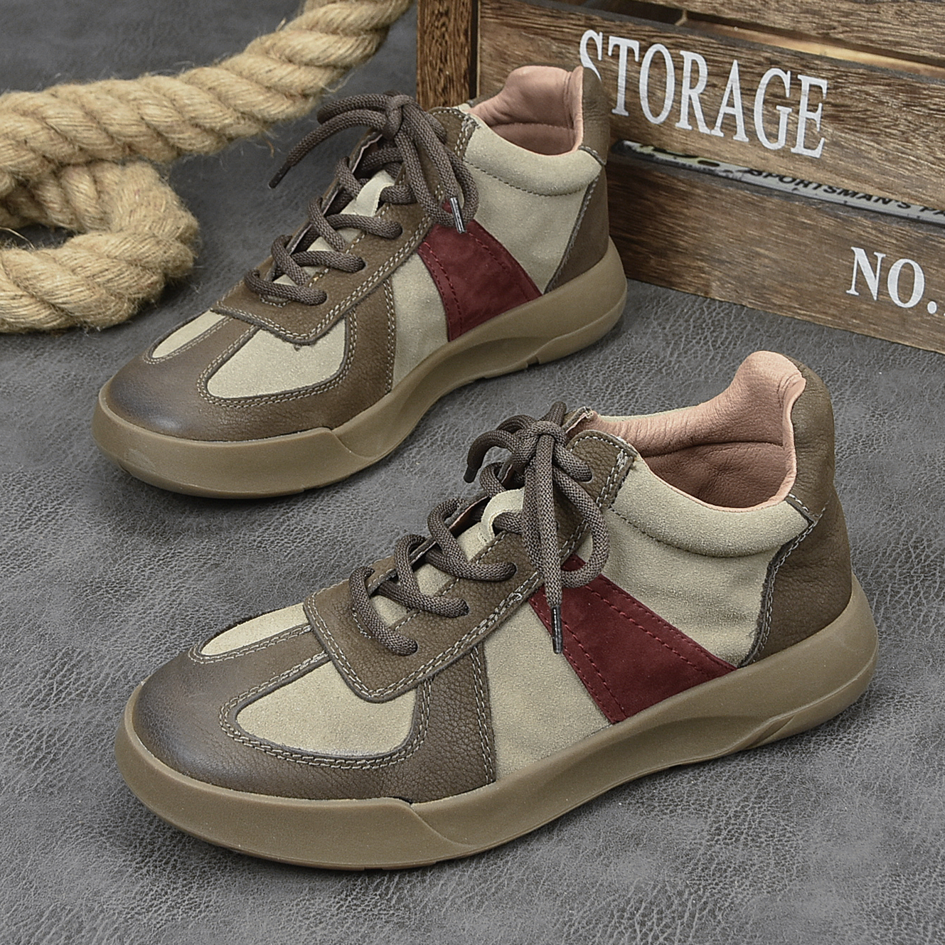 秋冬新款男鞋加绒保暖真皮皮鞋厚底运动休闲复古时尚百搭牛皮男鞋