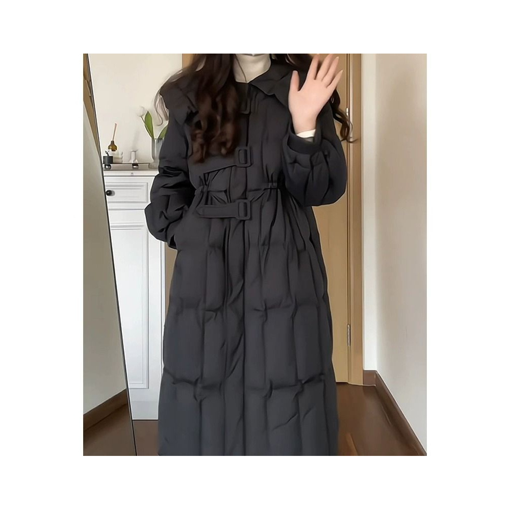 【当季爆款】当季爆款羽绒服女2023年冬季新款韩版中长款海军领设计