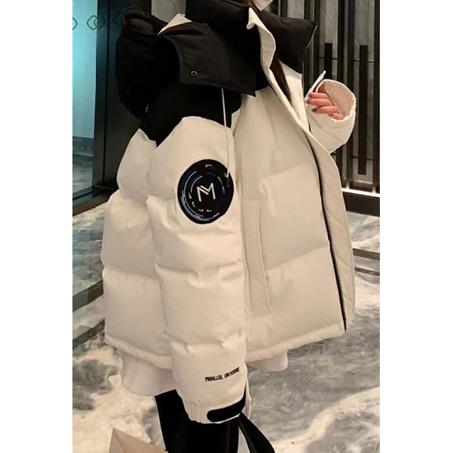 【当季爆款】羽绒服女2023年新款韩系学生棉袄工装oversize冬季加厚